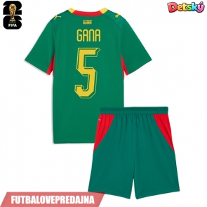 Lacne Dětský Futbalové dres Senegal Idrissa Gueye #5 MS 2026 Krátky Rukáv - Preč (+ trenírky)